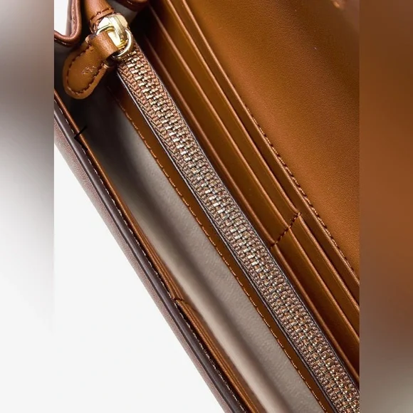 Lauren Ralph Lauren Brown Leather Wallet - Picture 3 of 8